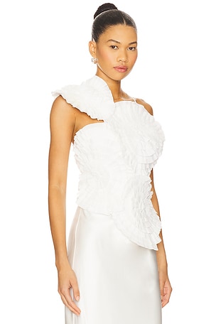 Acler Trusley Top in Ivory