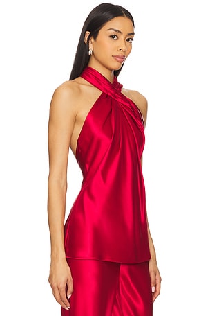 Acler Yegreen Top in Red. Size Aus 6/US 2. Also
