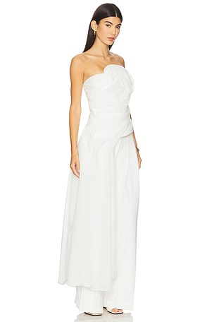 Acler Hawford Top in Ivory. Size Aus 8/US 4. Also