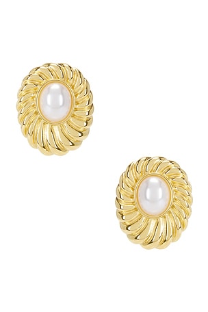 Emilia Pearl Earrings Cendre