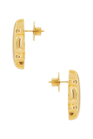 Cendre Kenny Earrings in Metallic Gold