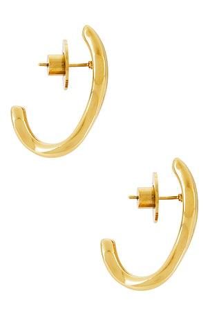 Cendre Cala Earrings in Metallic Gold