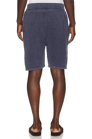 Central Park West Henry Snow Wash Short in Slate