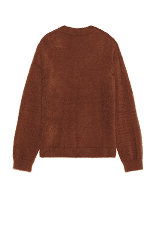Central Park West Eyelash Cardigan in Tan