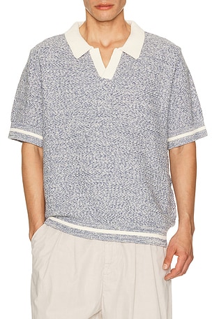 Chevron Stitch Polo Central Park West