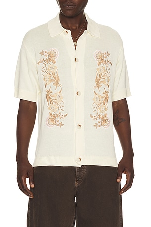Anderson Embroidered Camp Shirt Central Park West