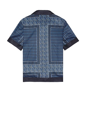 Central Park West Foulard Print Buttondown Shirt