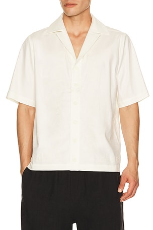 Anderson Paisley Embroidered Button Down Shirt Central Park West