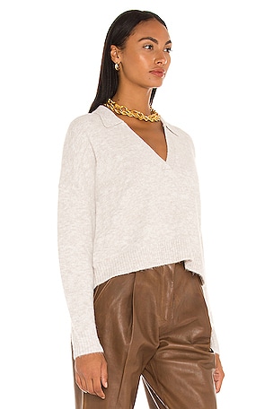 Central Park West Robbie Sweater in Neutral