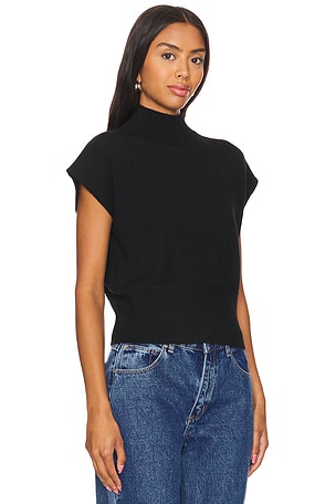 Central Park West Ezra Dolman Turtleneck in Black