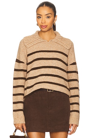 Rayna Oversized Collar Sweater Central Park West