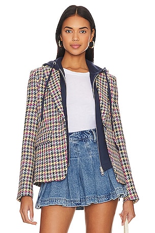 Lucia Multi Houndstooth Jacket Central Park West