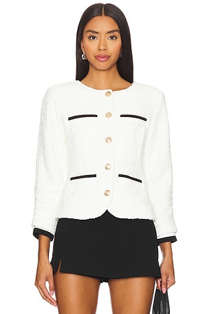 Oona Collarless Jacket Central Park West