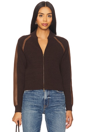 Atlas Raglan Zip Up Jacket Central Park West