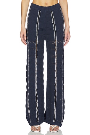 Amber Novelty Stitch Sweater Pant Central Park West