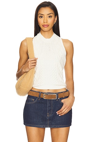 Junie Cabled Halter Top Central Park West