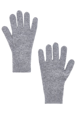 Comme si guantes en color gris