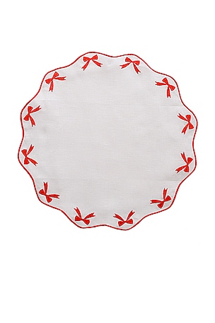 NAPPERON CHEFANIE RED BOW PLACEMAT Chefanie