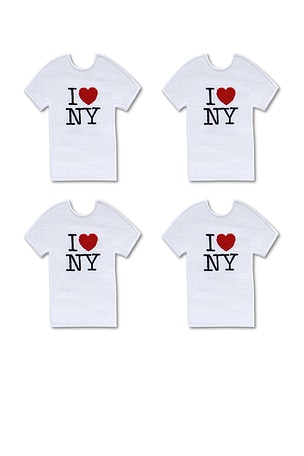 Ny T-shirt Cocktail Napkins Chefanie