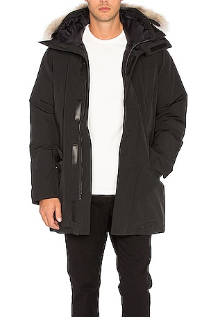 Canada Goose Lawrence Long Puffer in Black