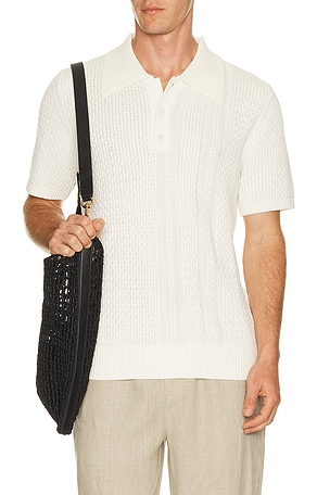 Santino Textured Polo CHE