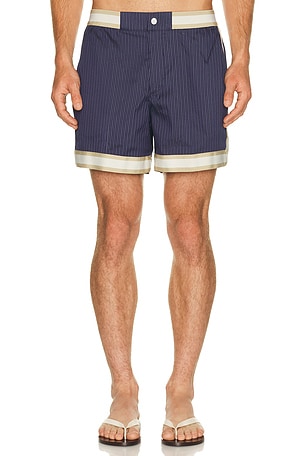 Pinstripe Baller Swim Short CHE