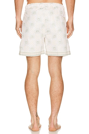 CHE Telha Print Swim Shorts in Cream