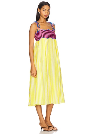 CeliaB Lola Dress in Pink,Yellow