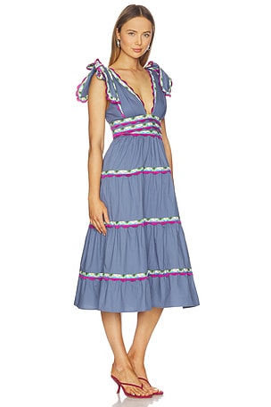 CeliaB Chelili Dress Blue in Blue