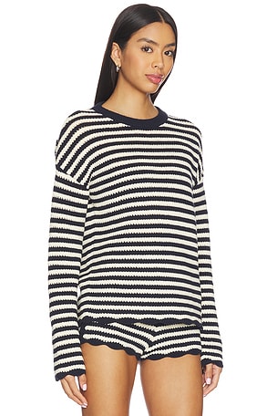 Ciao Lucia Febo Pullover in Navy,White