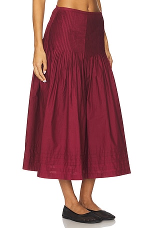 Ciao Lucia Rosa Skirt in Burgundy