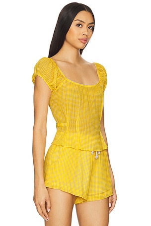 Ciao Lucia Lille Top in Yellow