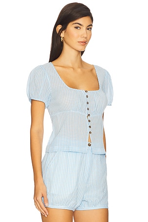 Ciao Lucia Risi Top in Blue