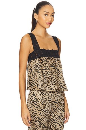 Ciao Lucia Leah Top in Brown