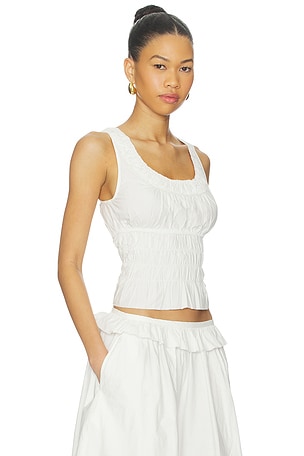 Ciao Lucia Louisa Top in White