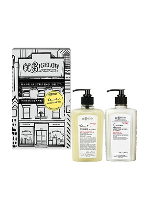 Lemon Hand Wash & Body Lotion Apothecary Box Set C.O. Bigelow