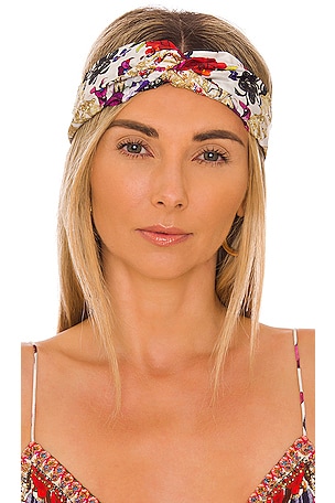 Camilla Twist Headband in Reign Of Roses | REVOLVE display picture 2
