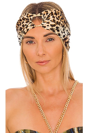 Camilla Ring Headband in For The Love Of Leo | REVOLVE display picture 1