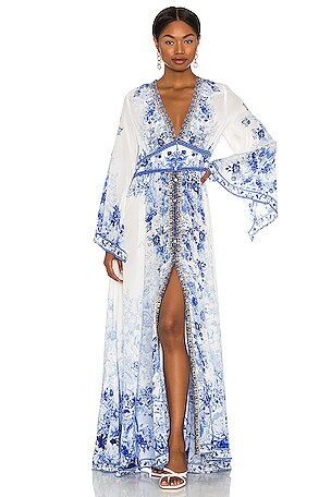 Camilla Kimono Sleeve Dress in High Tea | REVOLVE