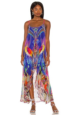 camilla mini dress with overlay Camilla Overlay Mini Dress in Psychedelica