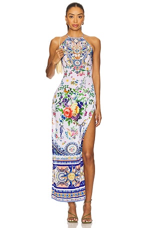 High Neck Long Dress Camilla