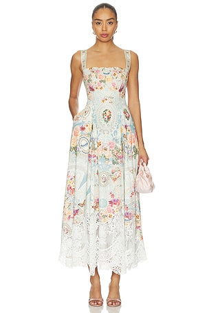 ПЛАТЬЕ С ЮБКОЙ СОЛНЦЕ LONG FIT AND FLARE DRESS Camilla