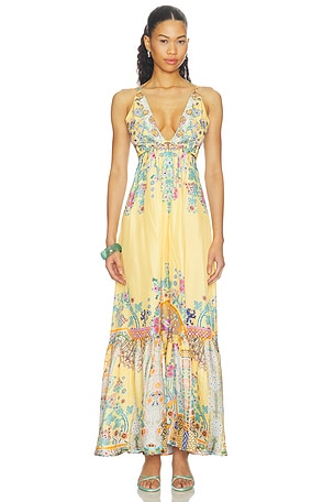 Tiered Dress With Hardware Camilla