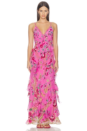 ASYMMETRICAL RUFFLE SLIP DRESS 슬립 원피스 Camilla
