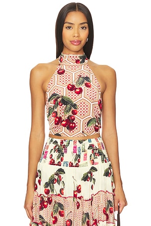 Halter Tie Back Top Camilla