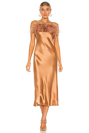 cinnamon cocktail dress VALERIA DRESS
