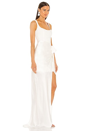 Cinq a Sept Marian Gown in White