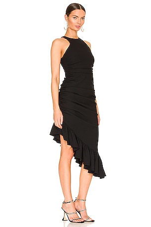 Cinq a Sept Willa Midi Dress in Black