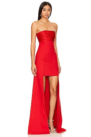 Cinq a Sept Lorella Gown in Red