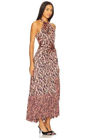 Cinq a Sept Charming Paisley Teresa Dress in Pink